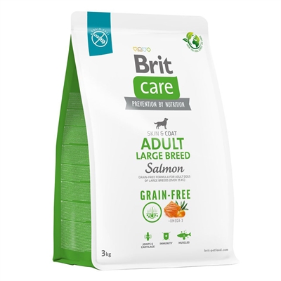 BRIT Care Hundfoder Grain Free ADULT Large Breed med Lax 12kg