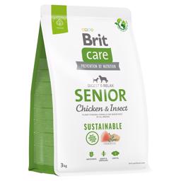 Hundmat BRIT Care Sustainable Senior med kyckling & insekter