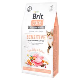 Brit Care Cat Food For Sensitive Cats Sensitive Fresh Turkey & Lax