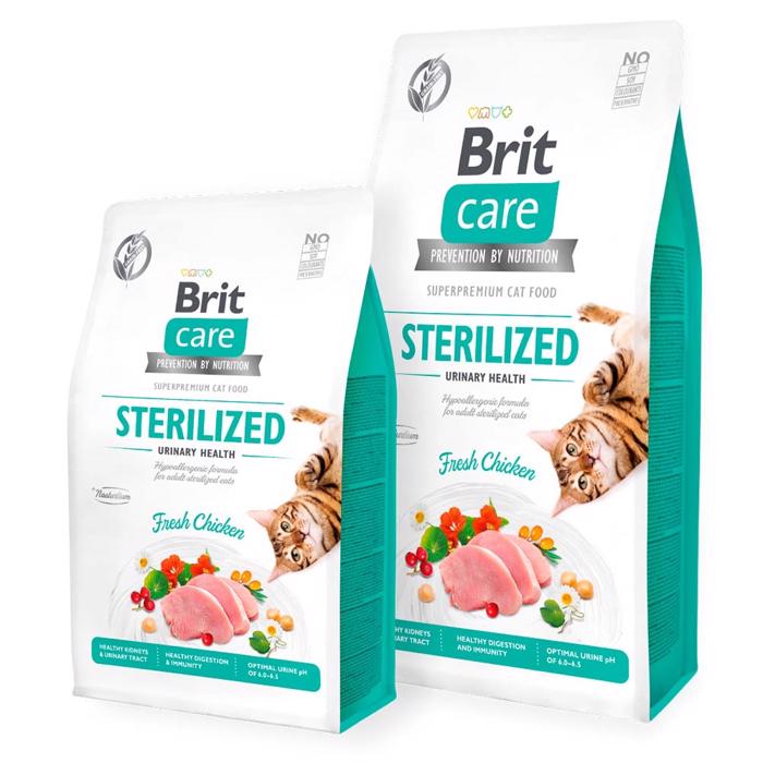 Brit Care Kattfoder För Steriliserade Katter Urinary Health