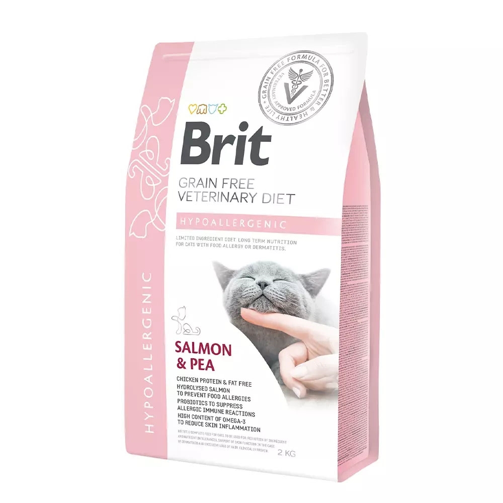 Brit Veterinary Diet Grain Free Kattfoder Hypoallergenic 2 Kg