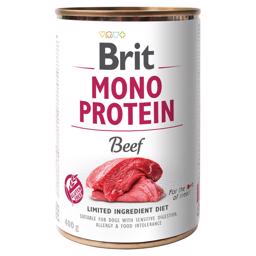 Brit Mono Protein Våtfoder För Hunden Med Nötkött 400gr