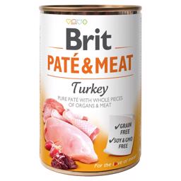 Brit Paté & Kött Hundfoder med Kalkon 400gr