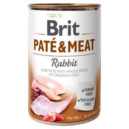 Brit Paté & Kött Hundfoder med Kanin 400gr
