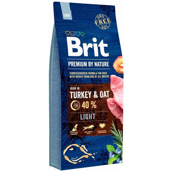 Brit Premium By Nature Turkey & Oat 40% LIGHT 15 kg