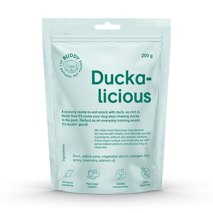 Buddy Hundgodis Ducka-licious 200g