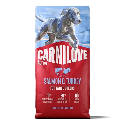 Carnilove Active Hundfoder Adult Large Breed Salmon & Turkey 12 kg