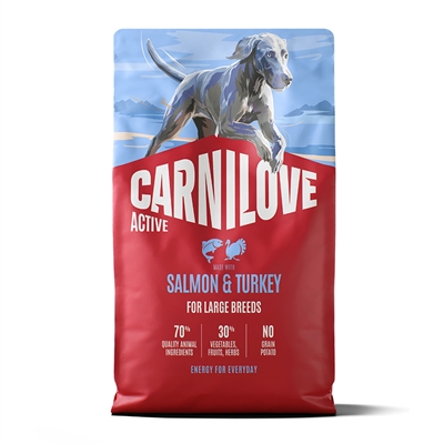 Carnilove Active Hundfoder Adult Large Breed Salmon & Turkey 4 kg