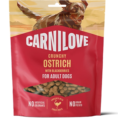 Carnilove Dog Crunchy Snack STRUTS och Björnbär 200g