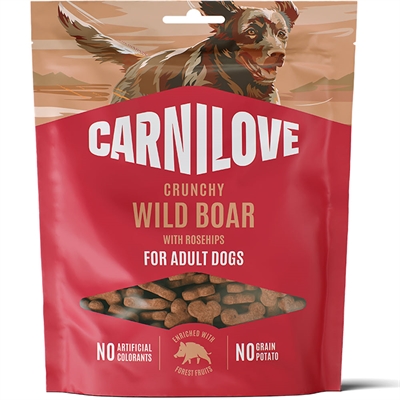 Carnilove Dog Crunchy Snack VILDSVIN och Nypon 200g