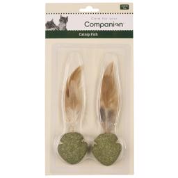 Companion Nature Catnip Fish with Feather Tails 2 st.