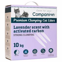 Companion Kattsand med Lavendel och Aktivt Kol 10 Kg
