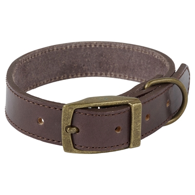 Companion Läder Halsband i Brun - Begränsat Antal!