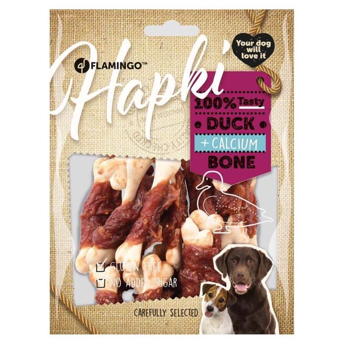 Hapki Duck Calcium Bone Torkade Anka Ben Kalcium 170g