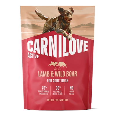 Carnilove Active Hundfoder Adult Lamb & Wild Boar 1,5 Kg