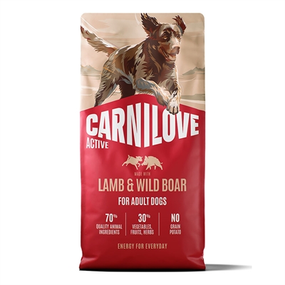 Carnilove Active Hundfoder Adult Lamb & Wild Boar 12 Kg