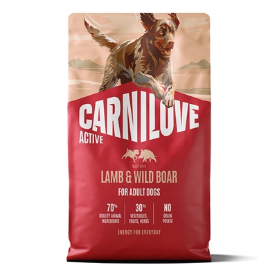 Carnilove Active Hundfoder Adult Lamb & Wild Boar 4 Kg
