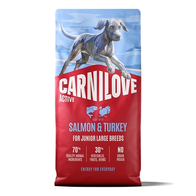 Carnilove Active Hundfoder Junior Large Breed Salmon & Turkey 12 Kg