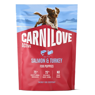 Carnilove Active Hundfoder Puppy Salmon & Turkey 1,5 kg