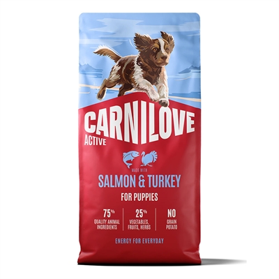 Carnilove Active Hundfoder Puppy Salmon & Turkey 12 Kg