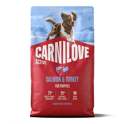 Carnilove Active Hundfoder Puppy Salmon & Turkey 4 Kg