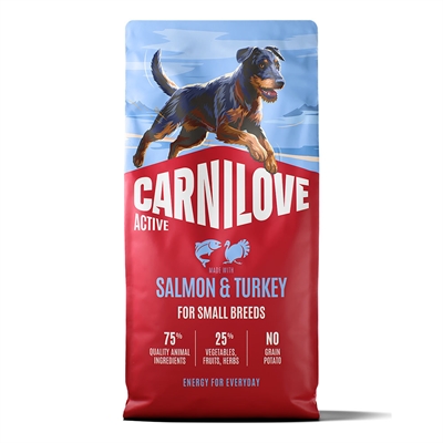 Carnilove Active Hundfoder Adult Small Breed Salmon & Turkey 12 kg