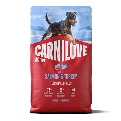 Carnilove Active Hundfoder Adult Small Breed Salmon & Turkey 4 kg