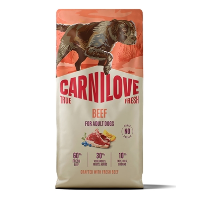 Carnilove True Fresh Adult Beef Foder med Nötkött 12 kg