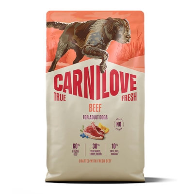 Carnilove True Fresh Adult Beef Foder med Nötkött 4 kg
