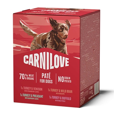 Carnilove Pouch Pate Våtfoder Multipack med 4x300 gram