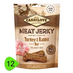 Carnilove Jerky Turkiet & Kaninfilé Proteinbar Med Turkiet & Kanin SHOPPING