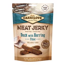 Carnilove Jerky Anka Sillfilé Proteinbar med Anka & Sill