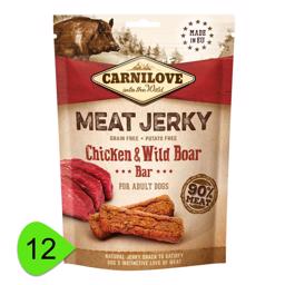 Carnilove Jerky Chicken & Wild Boar ProteinBar With Chicken & Wild Boar STOR KÖP