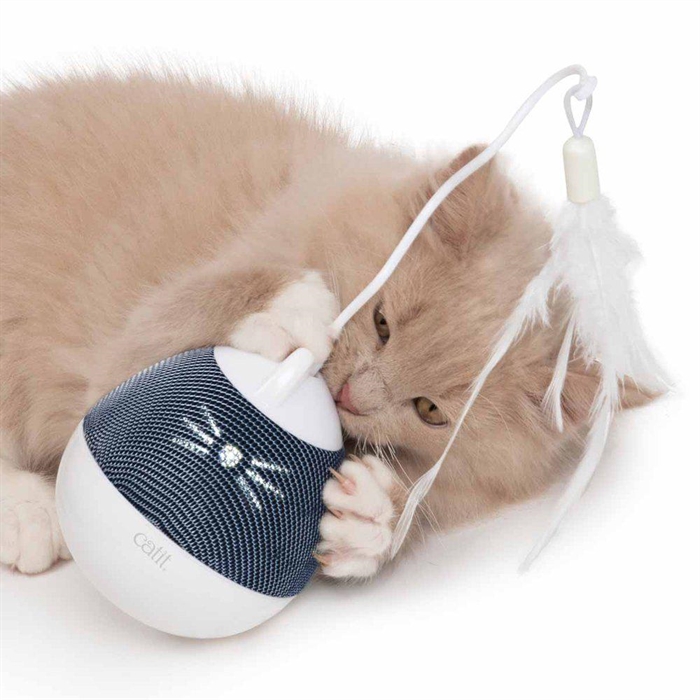 Catit Aktivitetsleksak För Katter Pixi Spinner Vit & Blå