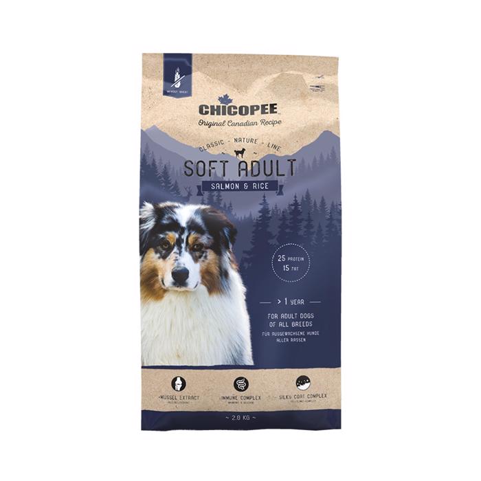 Chicopee Classic Nature Line Vuxen MJUK Hundfoder Lax & Ris