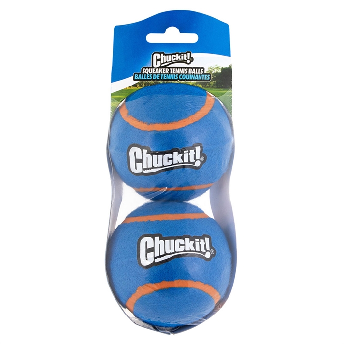 Chuckit Squeaker tennisbollar för hundar 2-pack