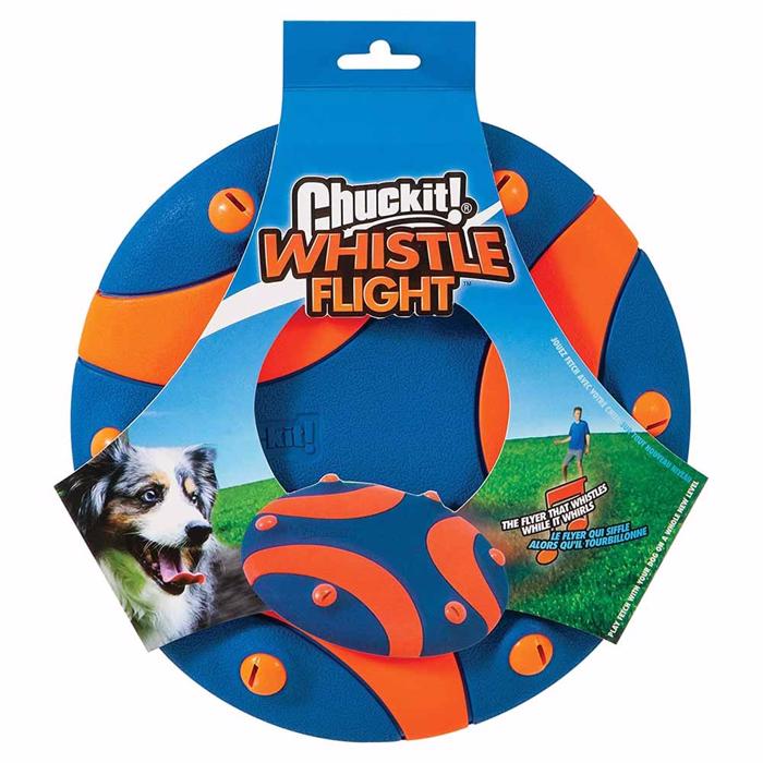 Chuckit Whistle Flight Hundfrisbee Som Gör Visselljud