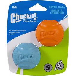Chuckit Fetch Ball Härliga bollar för alla typer av lek 2-pack SMALL
