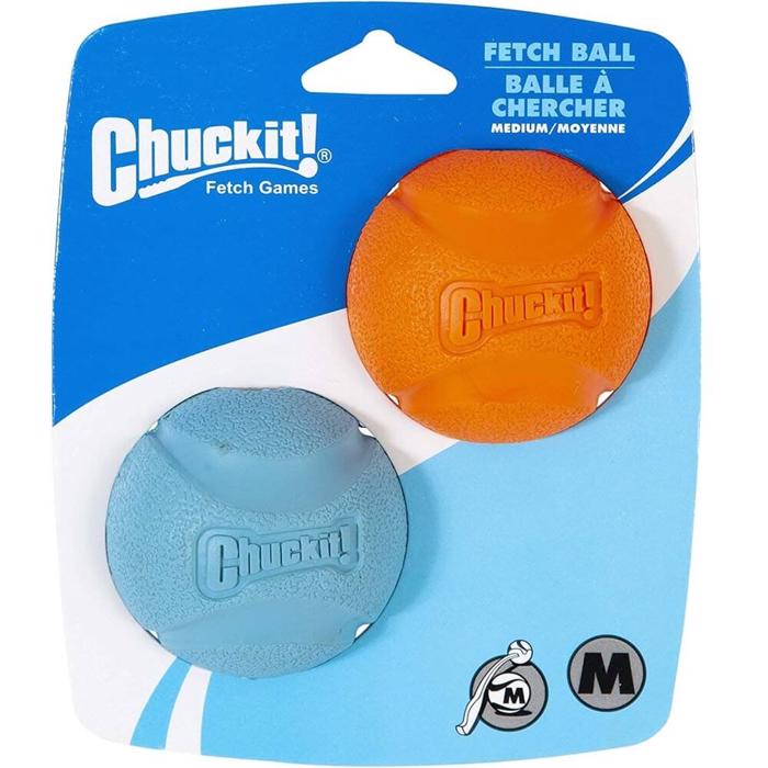 Chuckit Fetch Ball Härliga bollar för alla typer av lek 2-pack MEDIUM