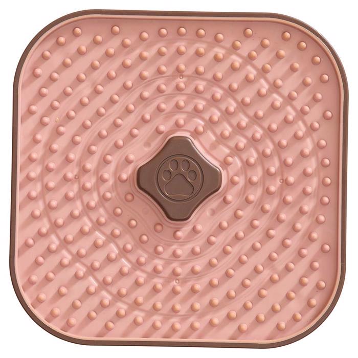 Companion TPR Dog Lick Plate i rosa