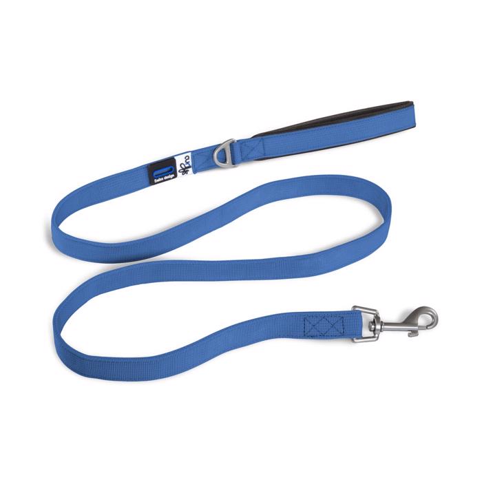Curli Basic Dog Line med neoprenhandtag blå 140cm