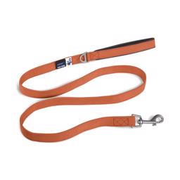 Curli Basic Hundkoppel Med Neoprenhandtag Orange 140cm