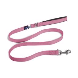 Curli Basic Dog Line med neoprenhandtag Rosa 140cm