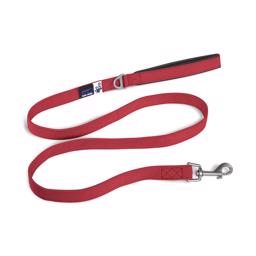 Curli Basic Dog Line med neoprenhandtag Röd 140cm