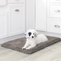 DGS hundmadrass Microfiber och MemoryFoam MistyGrey