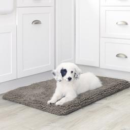 DGS Dirty Dog mikrofibermadrass för hunden MistyGrey