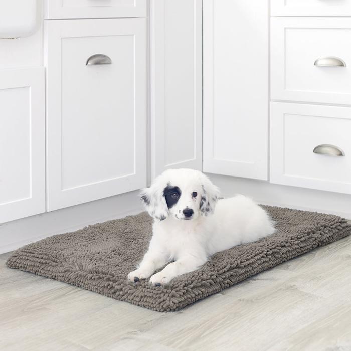 DGS hundmadrass Microfiber och MemoryFoam MistyGrey