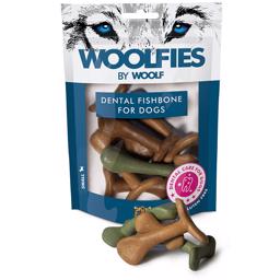 Woolfies från Woolf Dental Fishbone Liten hundsnacks tandborste