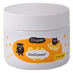 Diopet DioDiyeast fodertillskott för hunden med kalcium och vitamin D 150g