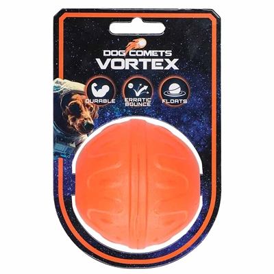Dog Comets Vortex Megakul Boll För Land & Vatten Orange